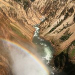 rainbow in canyon rainbow in canyon